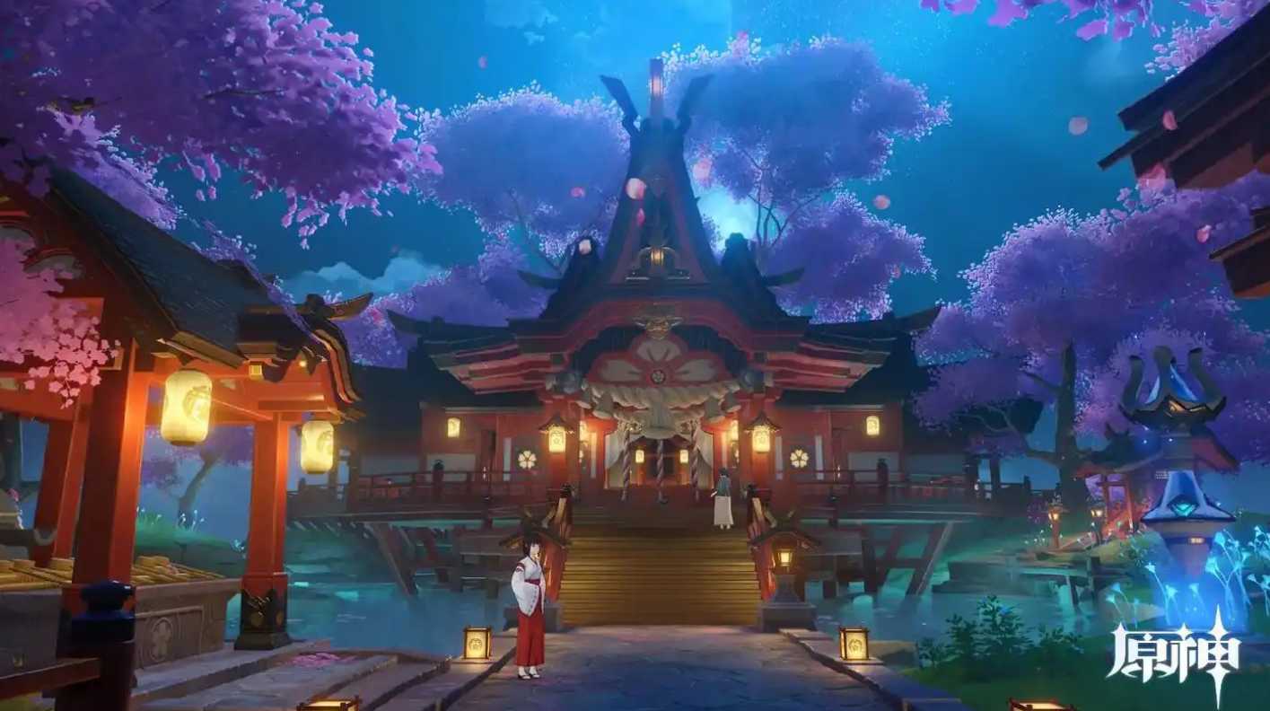 原神八重神社怎么走