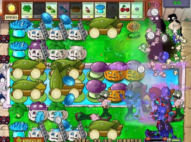 植物大战僵尸无尽版梯子怎么搭