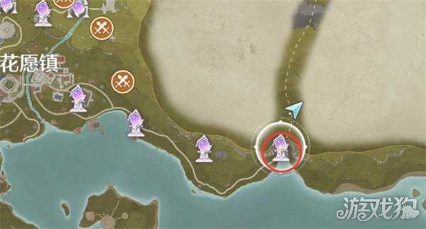 无限暖暖敲下纪念之章心愿洞窟盖章点位在哪1