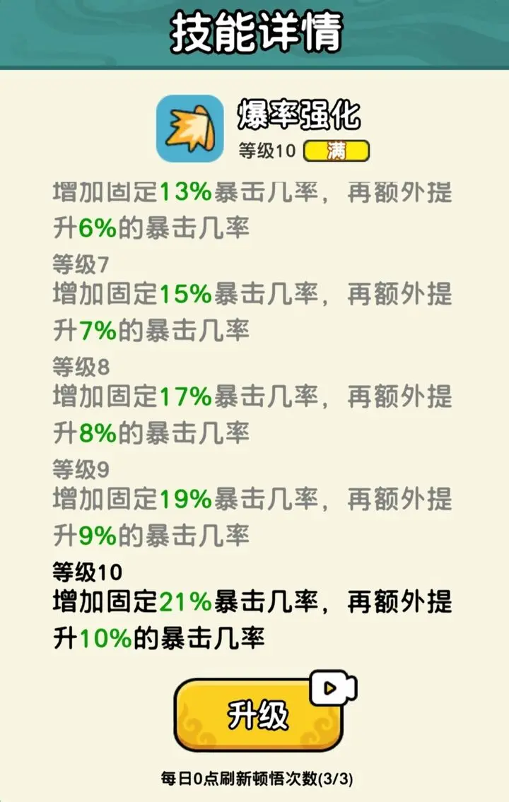 今天也要斩妖怪如何达成暴率100%