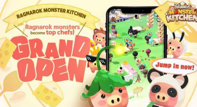 《RO仙境传说》衍生新作《仙境传说：怪兽厨房》推出 小巴风特、波利等魔物化身厨师经营餐馆