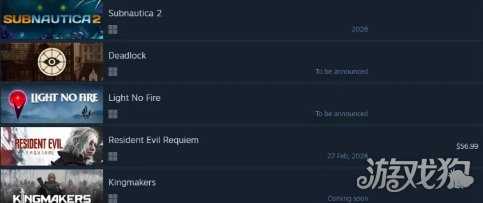 人气颇高《生化危机9:安魂曲》登Steam愿望单前五 人气颇高《生化危机9:安魂曲》登Steam愿望单前五