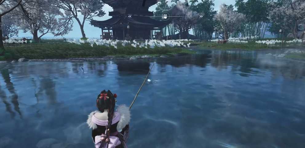 燕云十六声怎么在行船祈福中钓鱼