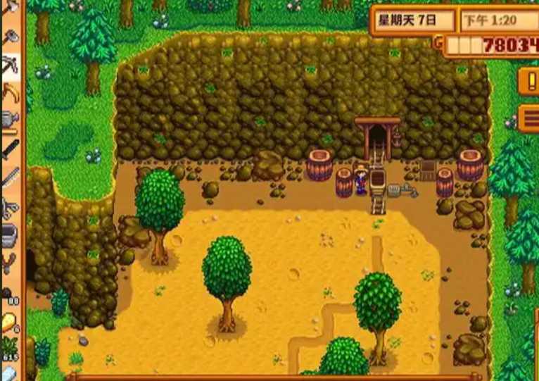 星露谷物语矿洞硬木哪里多