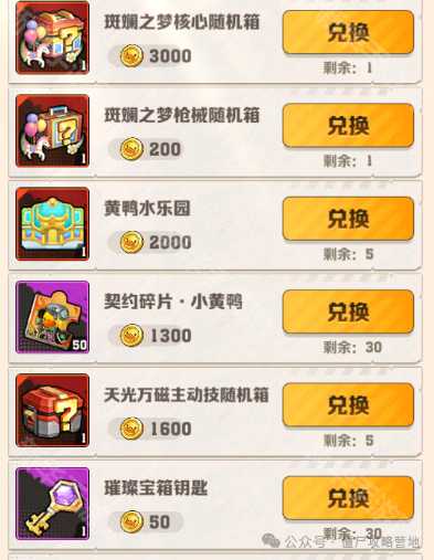 《向僵尸开炮》小黄鸭联动活动商店兑换推荐