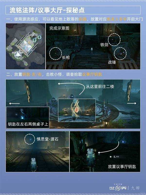 王者荣耀世界天柱墟议事大厅探索解谜攻略