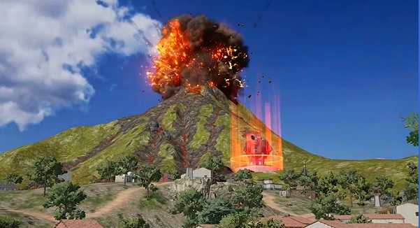 和平精英地铁逃生模式新地图「怒兆火山」地图介绍