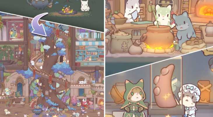 《猫咪和汤》世界观正统续作《猫咪和汤：魔法食谱》手游全球预约开启