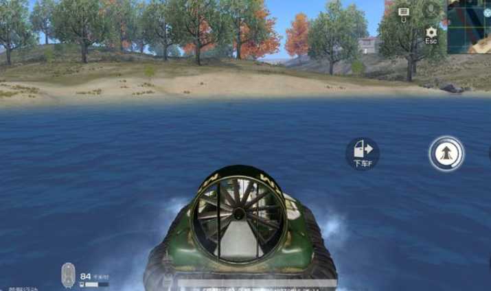 荒野行动两栖气垫船在哪