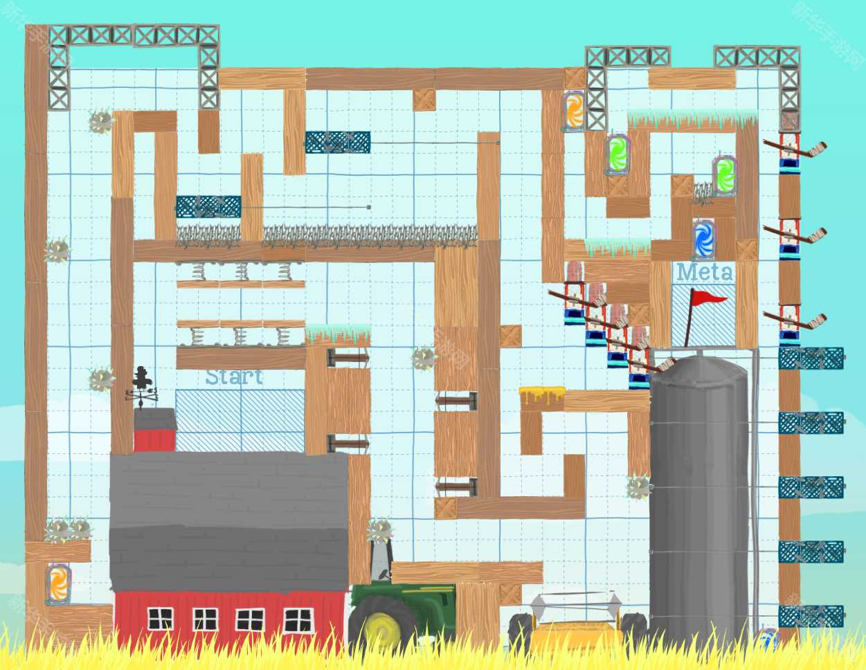 《超级鸡马手机版》自定义地图代码分享