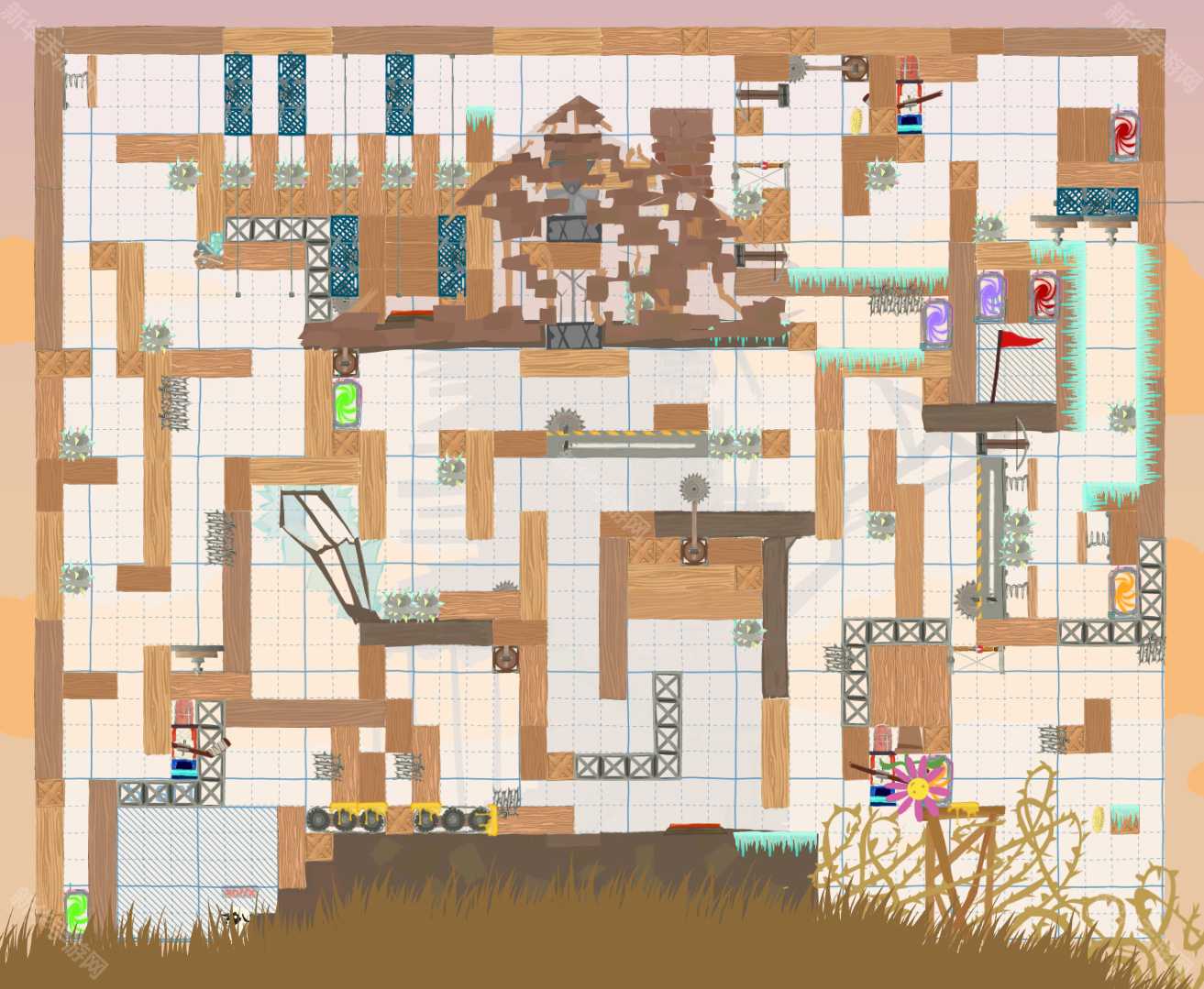 《超级鸡马手机版》自定义地图代码分享