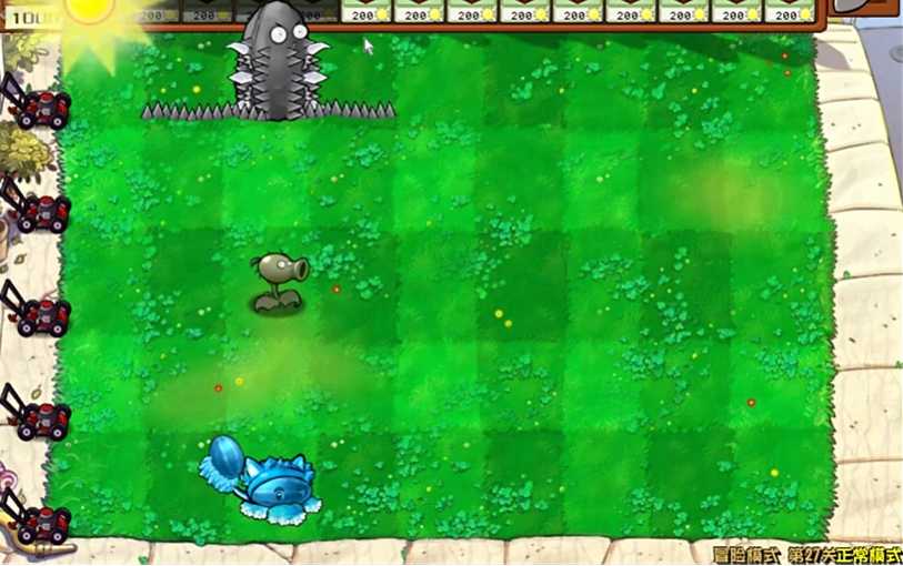 植物大战僵尸杂交版怎么过第27关