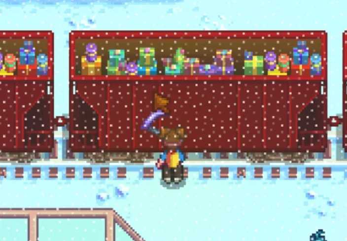 星露谷物语怎么让火车掉东西