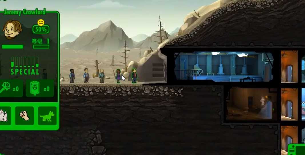 辐射避难所怎么碰到金色居民