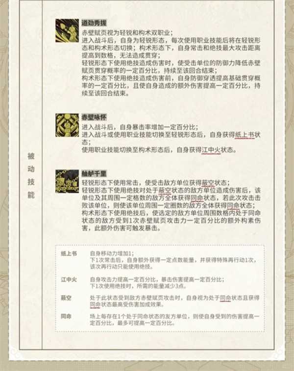 物华弥新联动限定器者赤壁赋页技能介绍