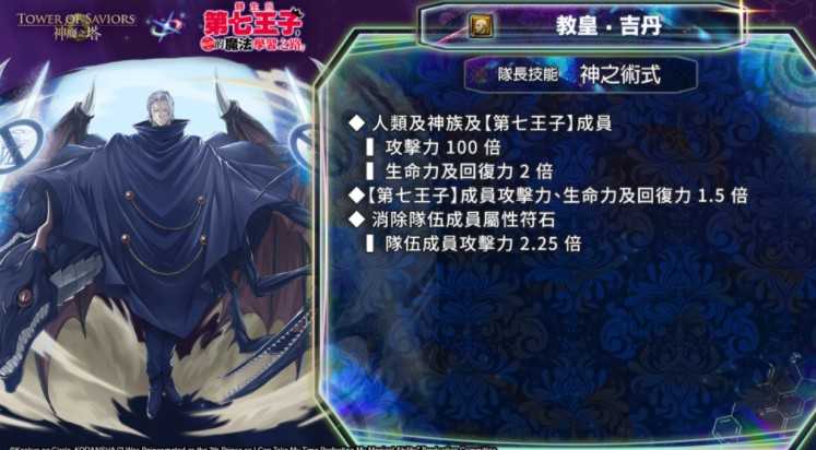 《神魔之塔》梦魇级王者「教皇 ‧ 吉丹」降临 「月皇 ‧ 安娜斯塔西亚」地狱级试炼展开