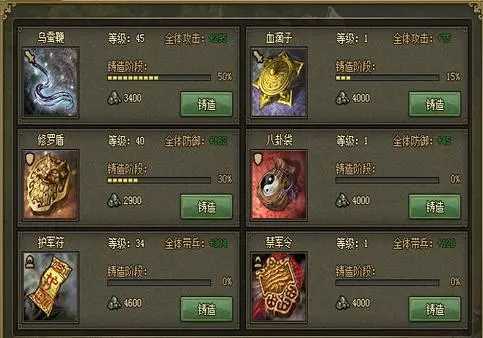 攻城掠地许褚带什么装备好