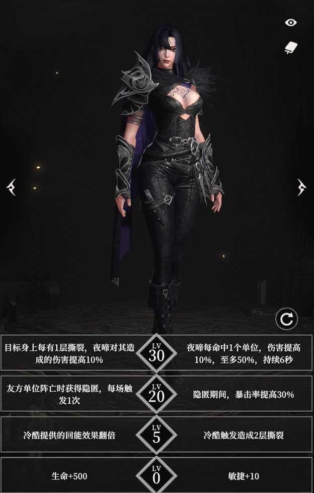 《地下城堡4》夜莺-薇洛妮卡攻略