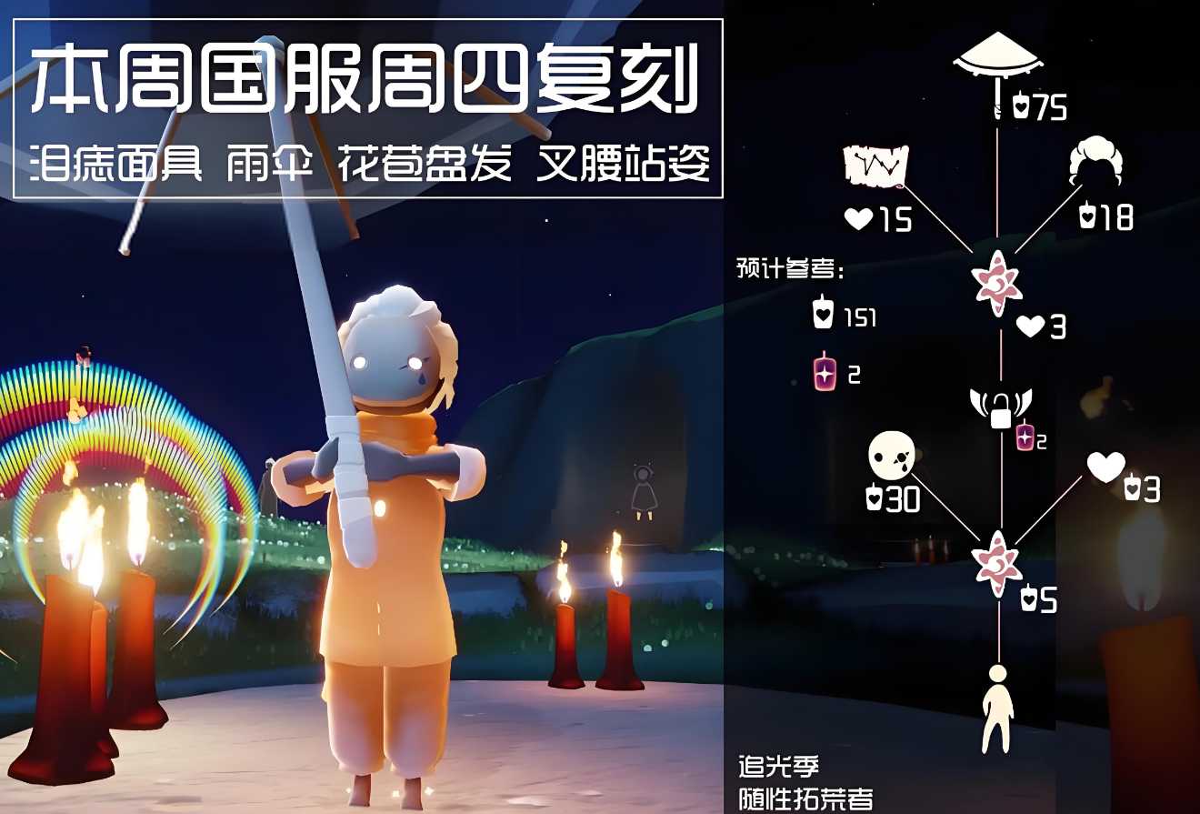 光遇中如何快速获得雨伞