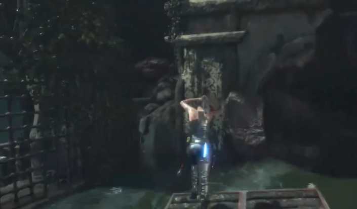 古墓丽影怎么抬起水闸门