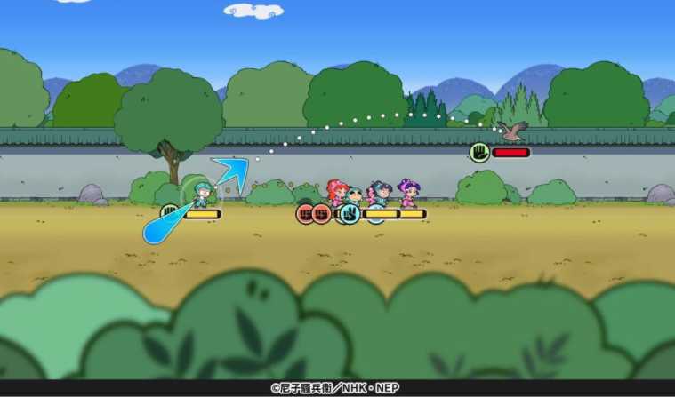 动作益智游戏《忍者乱太郎 弹飞益智之段 Again!》现已正式推出 弹射变成迷你角色的忍者打倒敌人