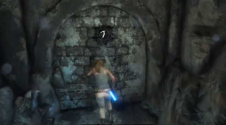 古墓丽影怎么抬起水闸门