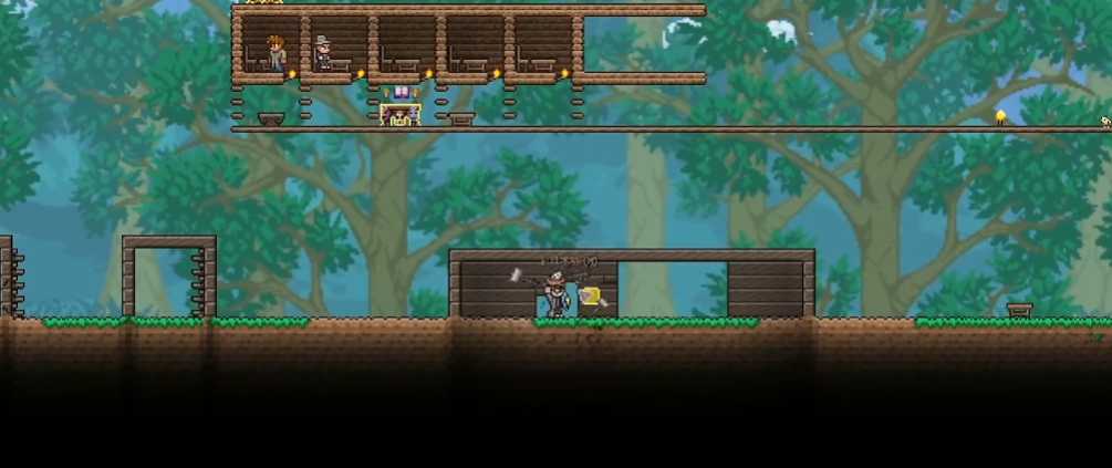 泰拉瑞亚怎么快速铺墙