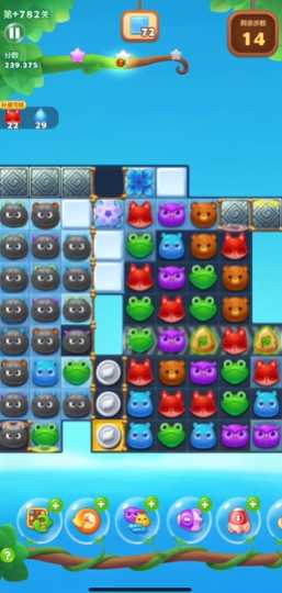 开心消消乐隐藏关782怎么过