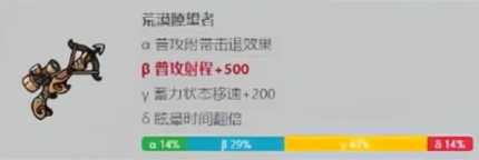 《英勇之地》物理属性武器改造概率图鉴