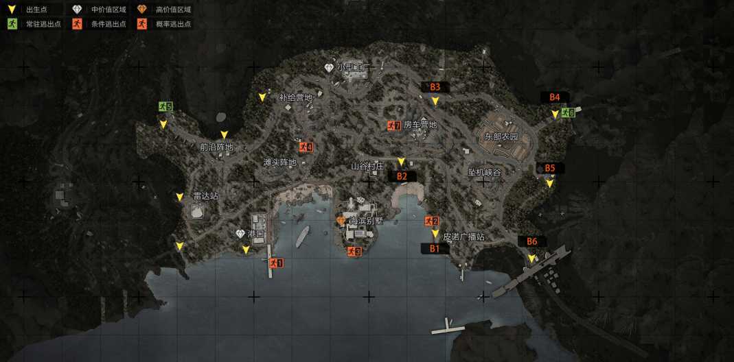 暗区突围山谷和北山哪个肥