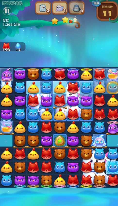 开心消消乐1028关怎么过 开心消消乐1028关怎么过