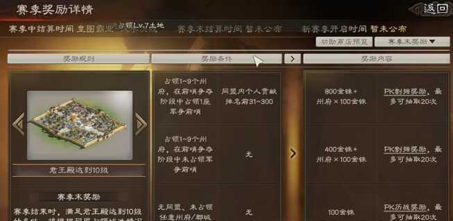 三国志战略版完成霸业给什么