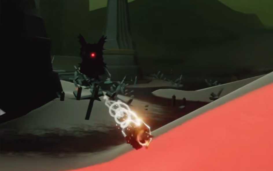 光遇怎么一边撑伞一边转