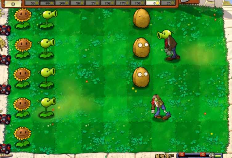 植物大战僵尸打植物僵尸怎么打的