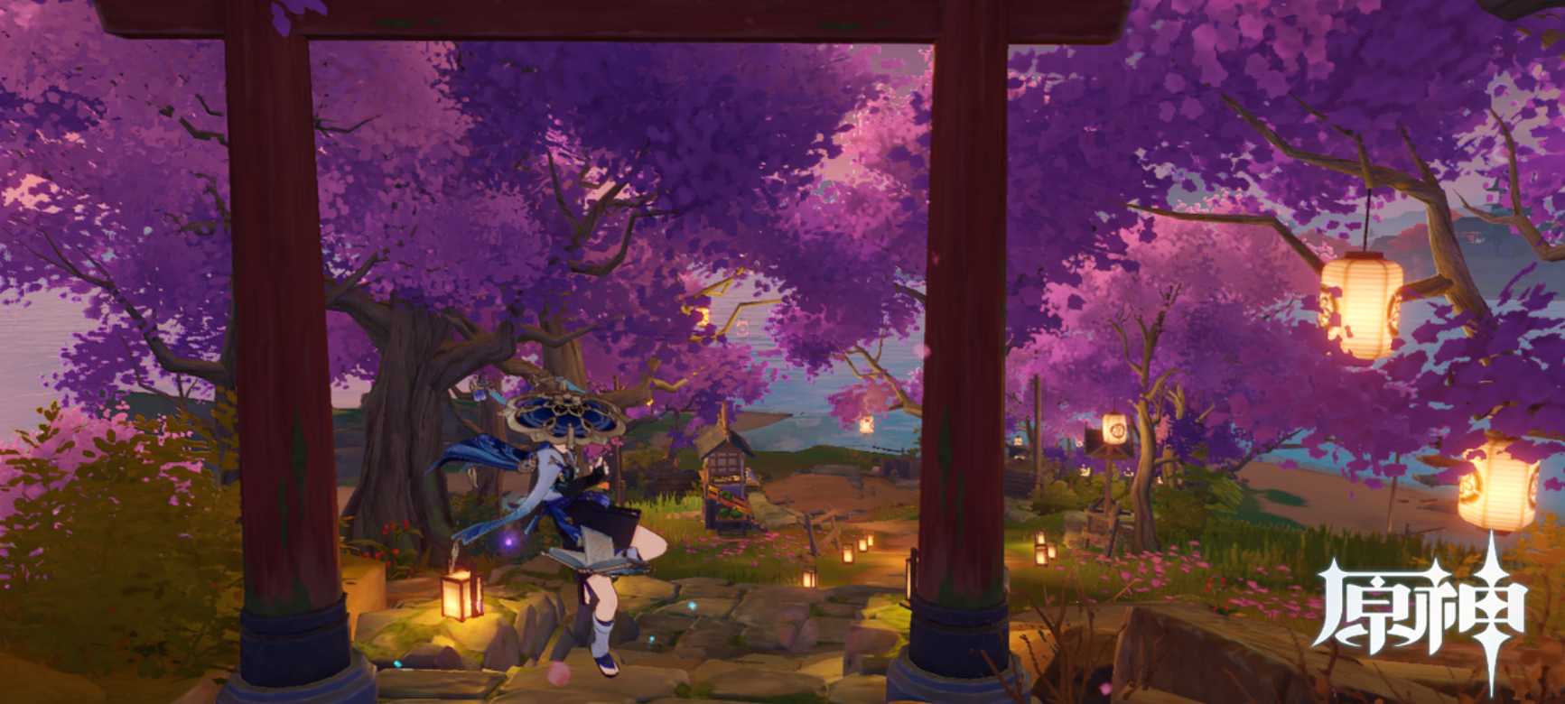 原神八重神社怎么走