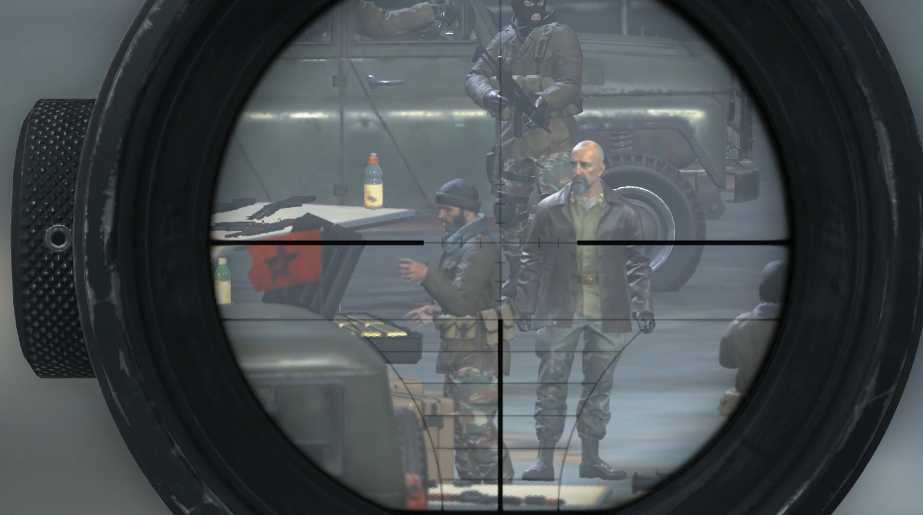 使命召唤4狙击扎卡耶夫怎么瞄