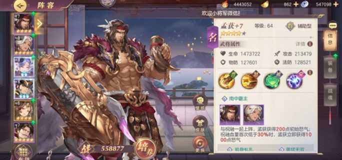 三国志幻想大陆典韦孟获阵容怎么搭配 三国志幻想大陆典韦孟获阵容怎么搭配