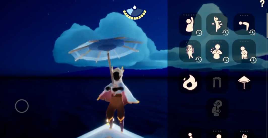 光遇怎么打着伞转圈圈 光遇怎么打着伞转圈圈