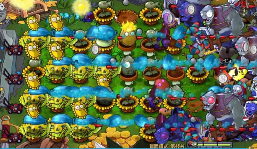 植物大战僵尸48怎么过