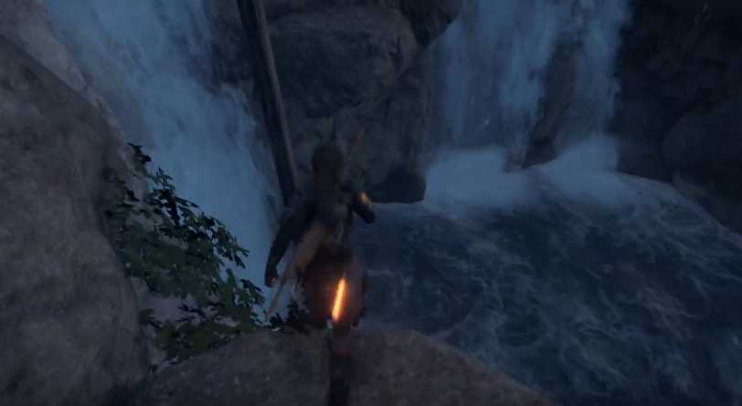 古墓丽影9瀑布后的古墓怎么进去