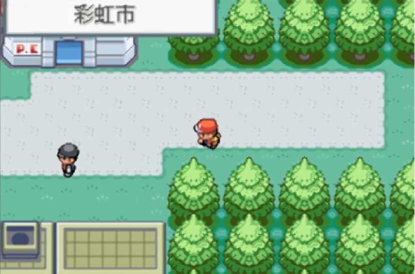 口袋妖怪火红如何去彩虹市