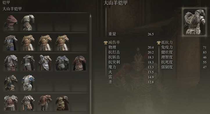 艾尔登法环后期防具有什么推荐