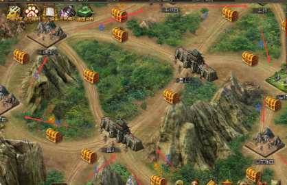 攻城掠地古城探宝怎么走