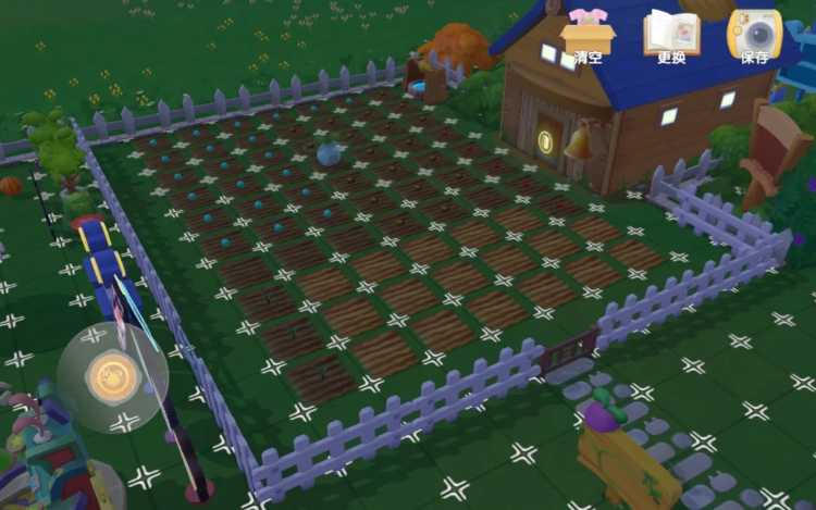 摩尔庄园栅栏怎么放到土地上