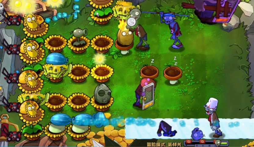 植物大战僵尸48怎么过