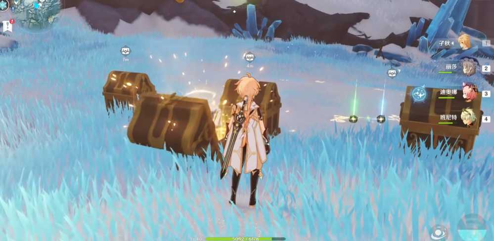 原神雪山中带锁的宝箱怎么拿 原神雪山中带锁的宝箱怎么拿