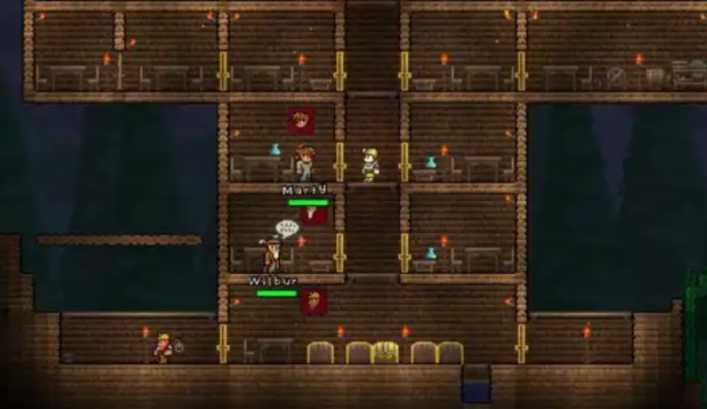 泰拉瑞亚洞穴居住地npc怎么安排