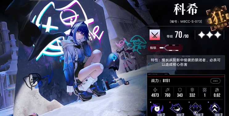 无期迷途柯希厉害吗