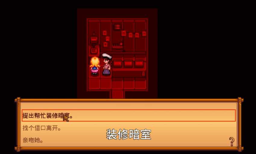 星露谷物语海莉暗室选哪个