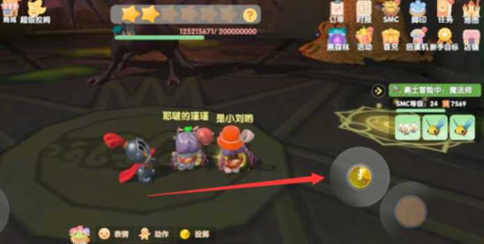 摩尔庄园黑森林怎么打怪